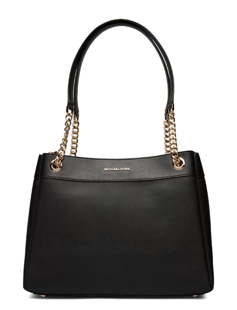 michael kors std md chain shldr tote leather